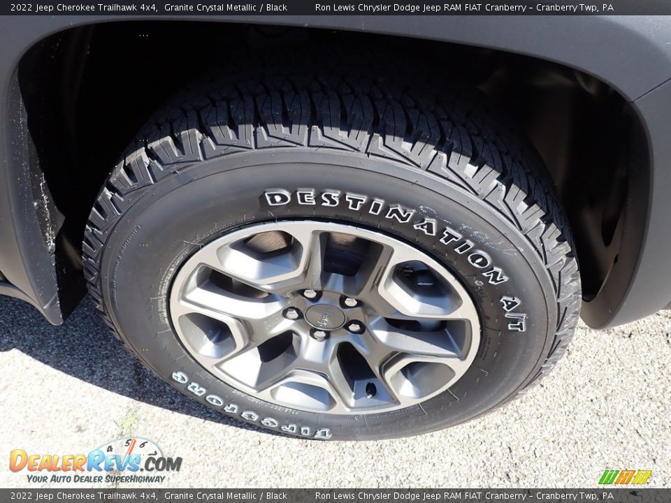 2022 Jeep Cherokee Trailhawk 4x4 Granite Crystal Metallic / Black Photo #9