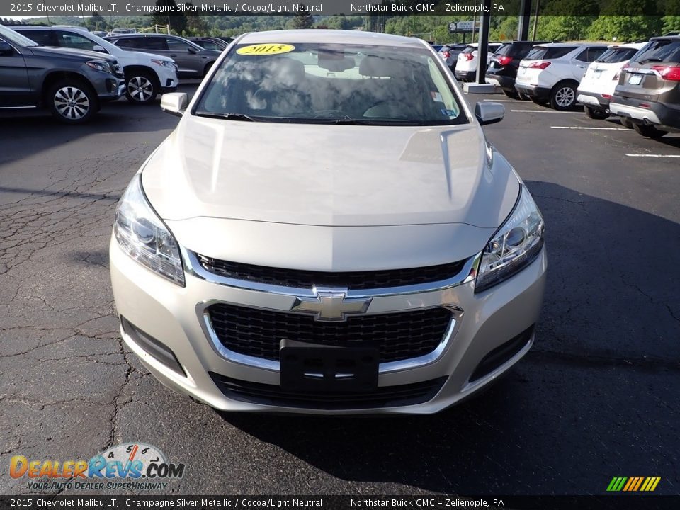 2015 Chevrolet Malibu LT Champagne Silver Metallic / Cocoa/Light Neutral Photo #11