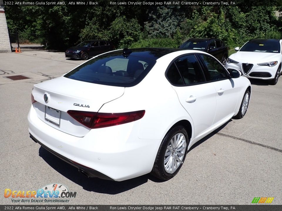 2022 Alfa Romeo Giulia Sprint AWD Alfa White / Black Photo #5