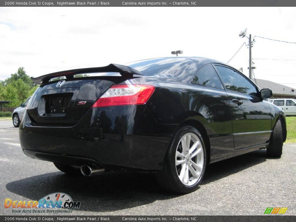 2006 Black civic honda si #3