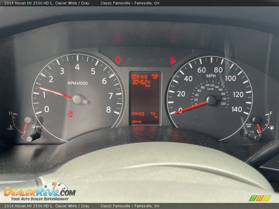 2014 Nissan NV 2500 HD S Gauges Photo #2