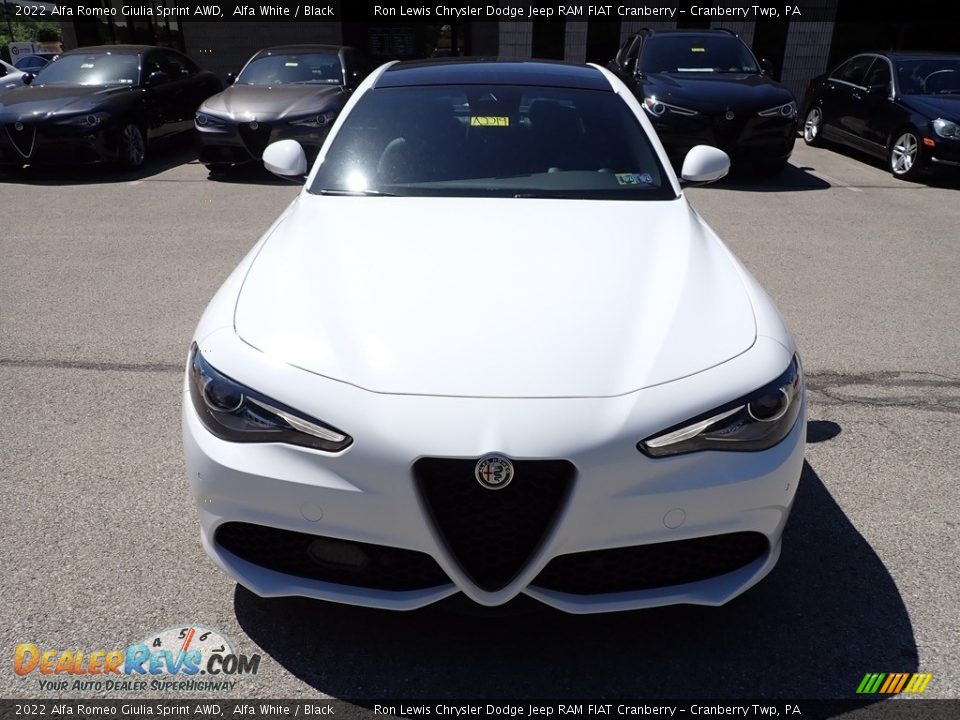 2022 Alfa Romeo Giulia Sprint AWD Alfa White / Black Photo #8