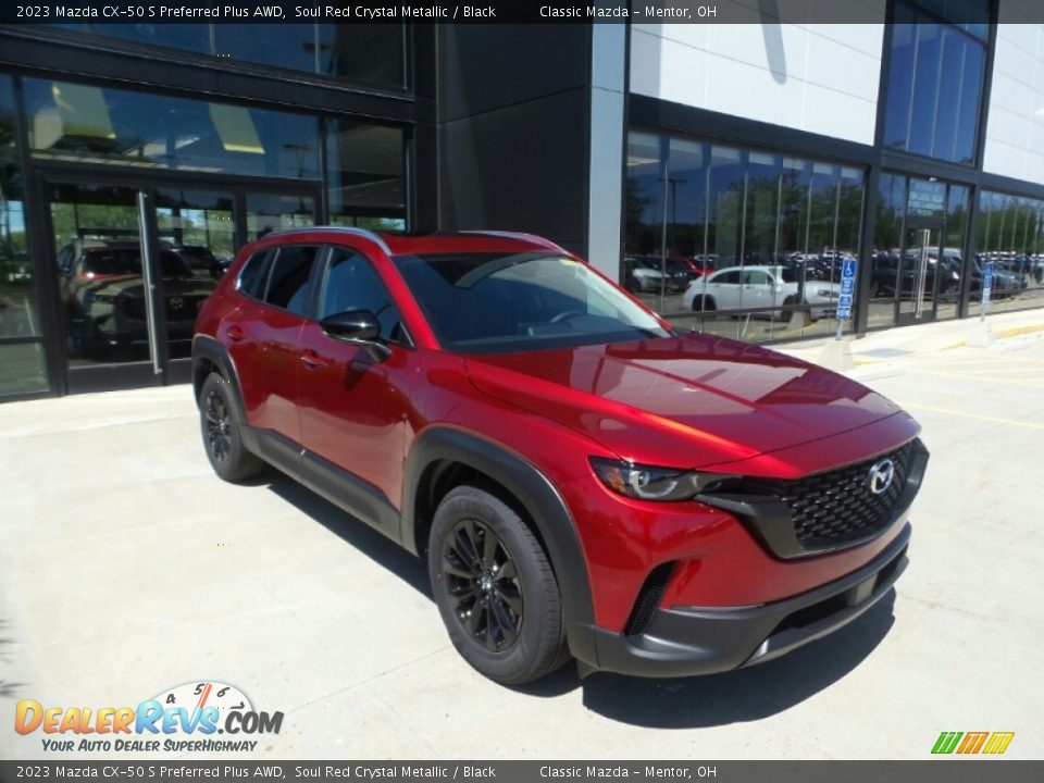 2023 Mazda CX-50 S Preferred Plus AWD Soul Red Crystal Metallic / Black Photo #1