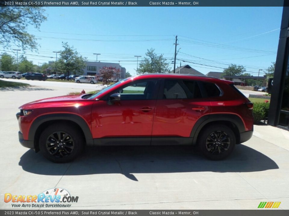 2023 Mazda CX-50 S Preferred Plus AWD Soul Red Crystal Metallic / Black Photo #6