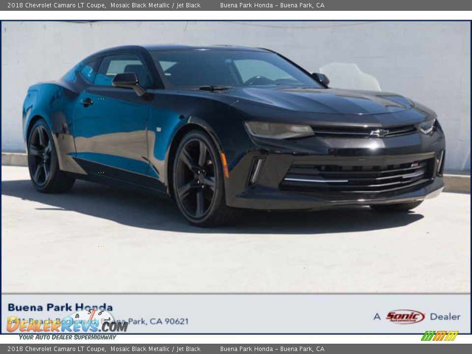 2018 Chevrolet Camaro LT Coupe Mosaic Black Metallic / Jet Black Photo #1