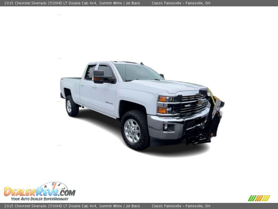 2015 Chevrolet Silverado 2500HD LT Double Cab 4x4 Summit White / Jet Black Photo #2