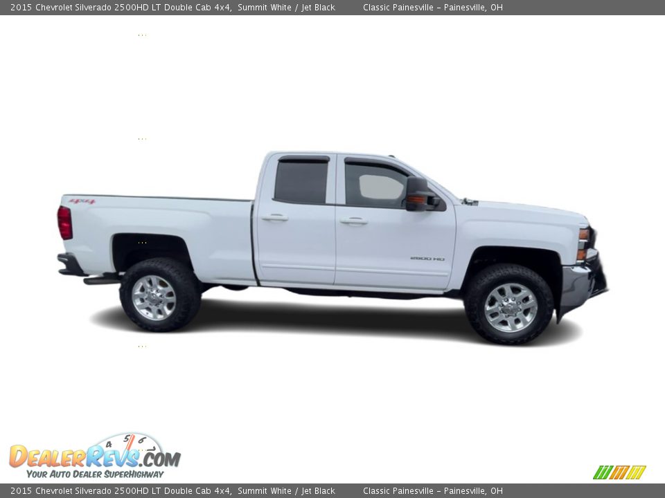 2015 Chevrolet Silverado 2500HD LT Double Cab 4x4 Summit White / Jet Black Photo #9