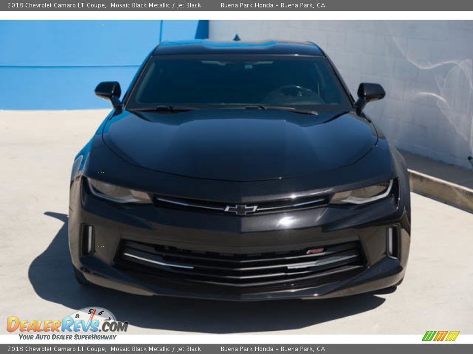 2018 Chevrolet Camaro LT Coupe Mosaic Black Metallic / Jet Black Photo #7