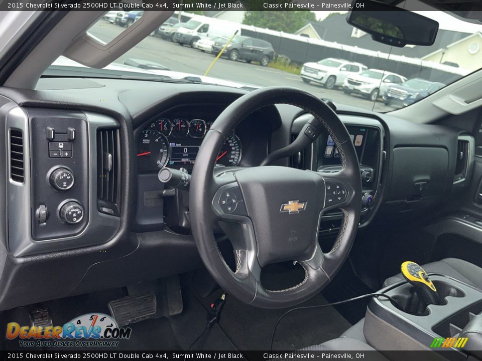 2015 Chevrolet Silverado 2500HD LT Double Cab 4x4 Summit White / Jet Black Photo #10