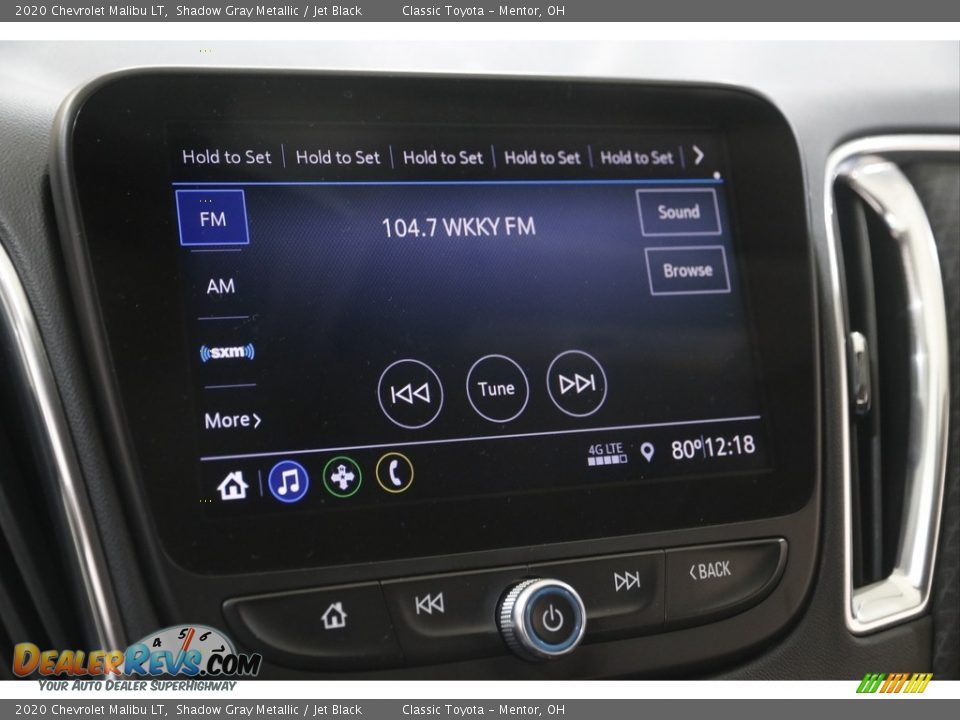 2020 Chevrolet Malibu LT Shadow Gray Metallic / Jet Black Photo #10