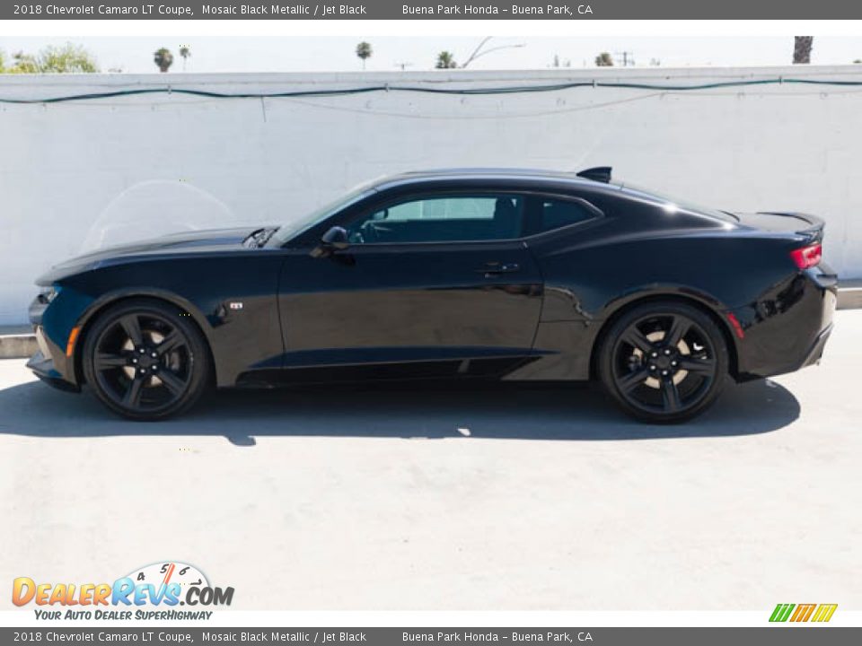 2018 Chevrolet Camaro LT Coupe Mosaic Black Metallic / Jet Black Photo #8