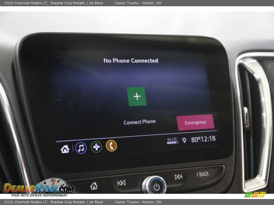 2020 Chevrolet Malibu LT Shadow Gray Metallic / Jet Black Photo #11