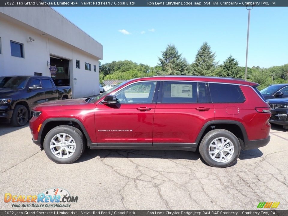 2022 Jeep Grand Cherokee L Limited 4x4 Velvet Red Pearl / Global Black Photo #2