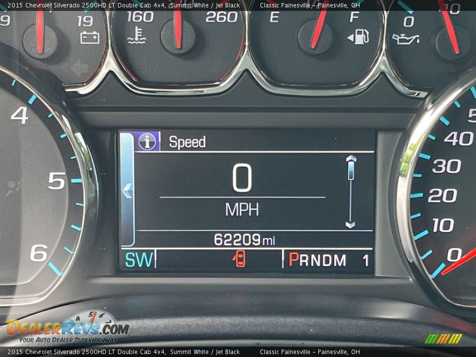 2015 Chevrolet Silverado 2500HD LT Double Cab 4x4 Summit White / Jet Black Photo #12