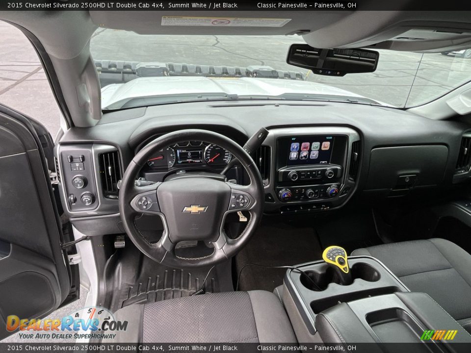 2015 Chevrolet Silverado 2500HD LT Double Cab 4x4 Summit White / Jet Black Photo #18