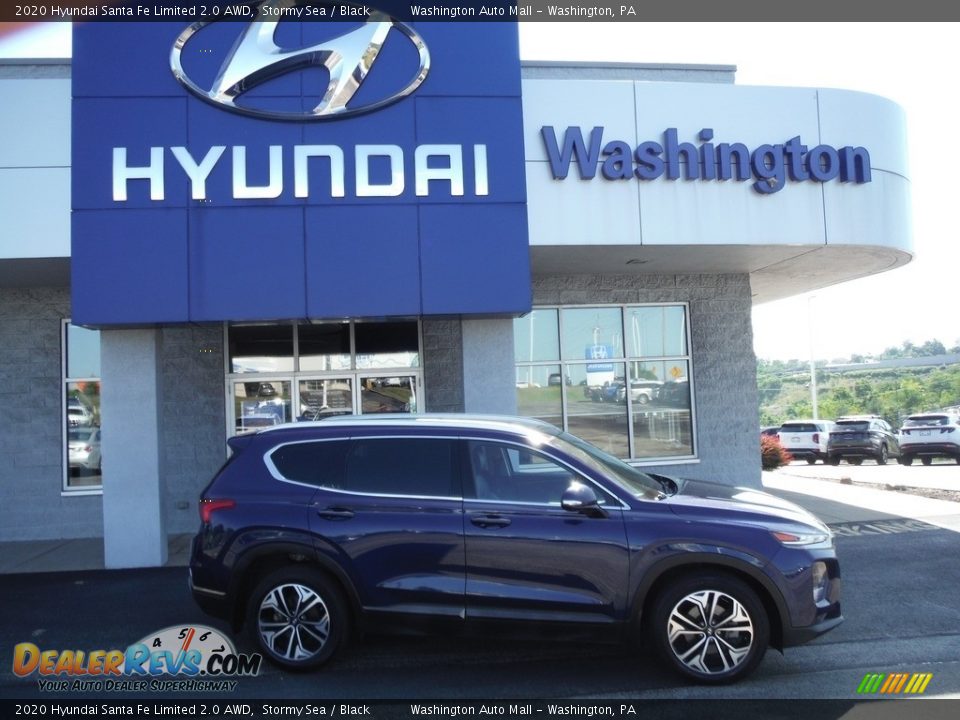 2020 Hyundai Santa Fe Limited 2.0 AWD Stormy Sea / Black Photo #2