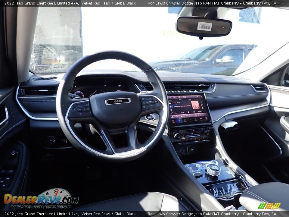 2022 Jeep Grand Cherokee L Limited 4x4 Velvet Red Pearl / Global Black Photo #14