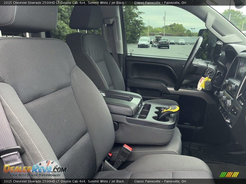 2015 Chevrolet Silverado 2500HD LT Double Cab 4x4 Summit White / Jet Black Photo #24