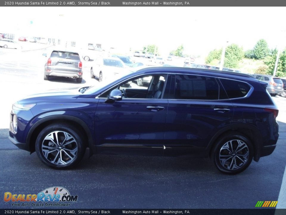 2020 Hyundai Santa Fe Limited 2.0 AWD Stormy Sea / Black Photo #7
