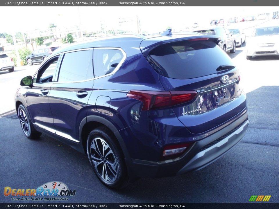 2020 Hyundai Santa Fe Limited 2.0 AWD Stormy Sea / Black Photo #8