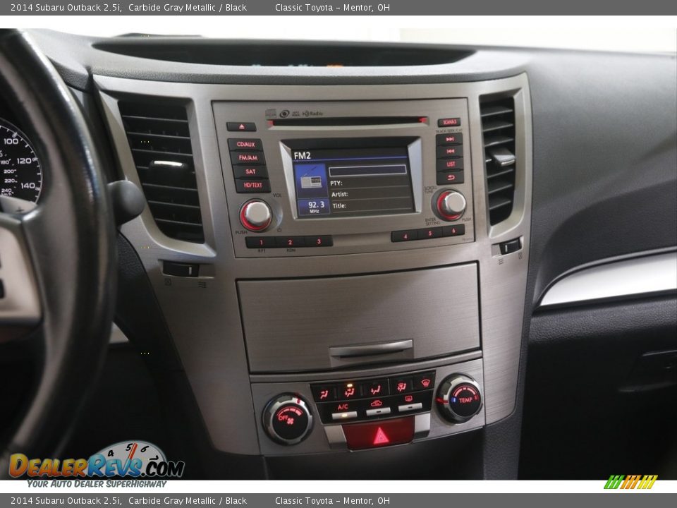Controls of 2014 Subaru Outback 2.5i Photo #9
