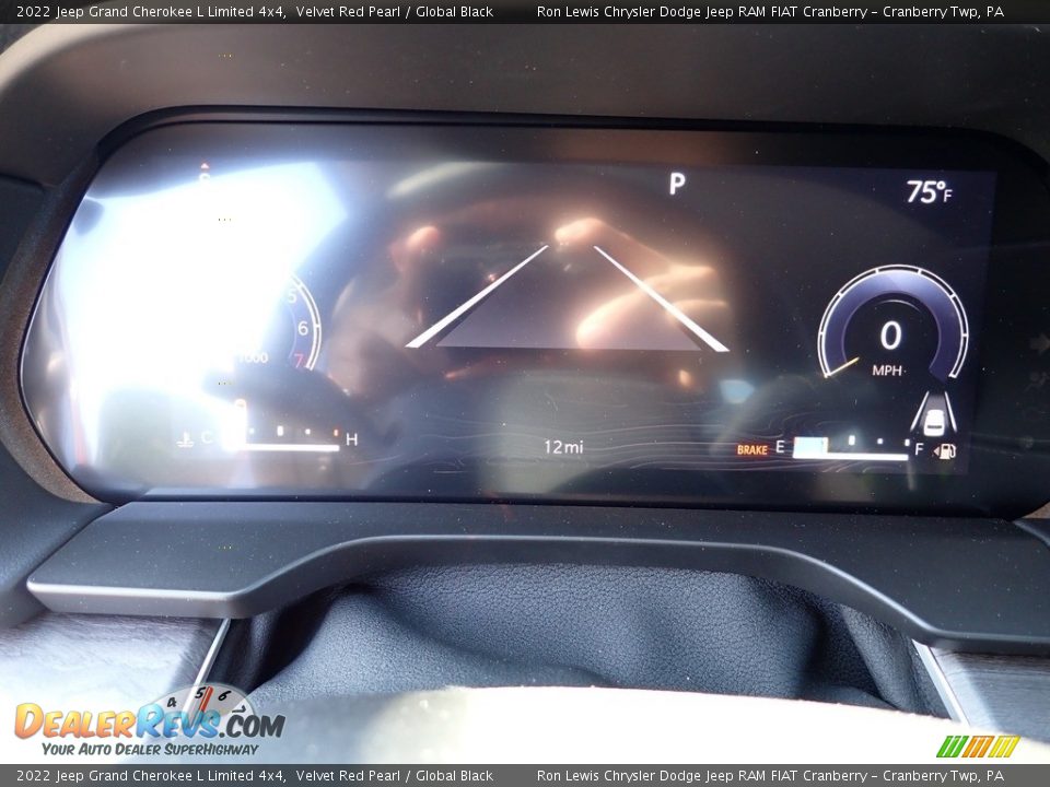 2022 Jeep Grand Cherokee L Limited 4x4 Velvet Red Pearl / Global Black Photo #17