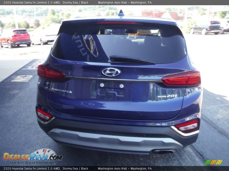 2020 Hyundai Santa Fe Limited 2.0 AWD Stormy Sea / Black Photo #9