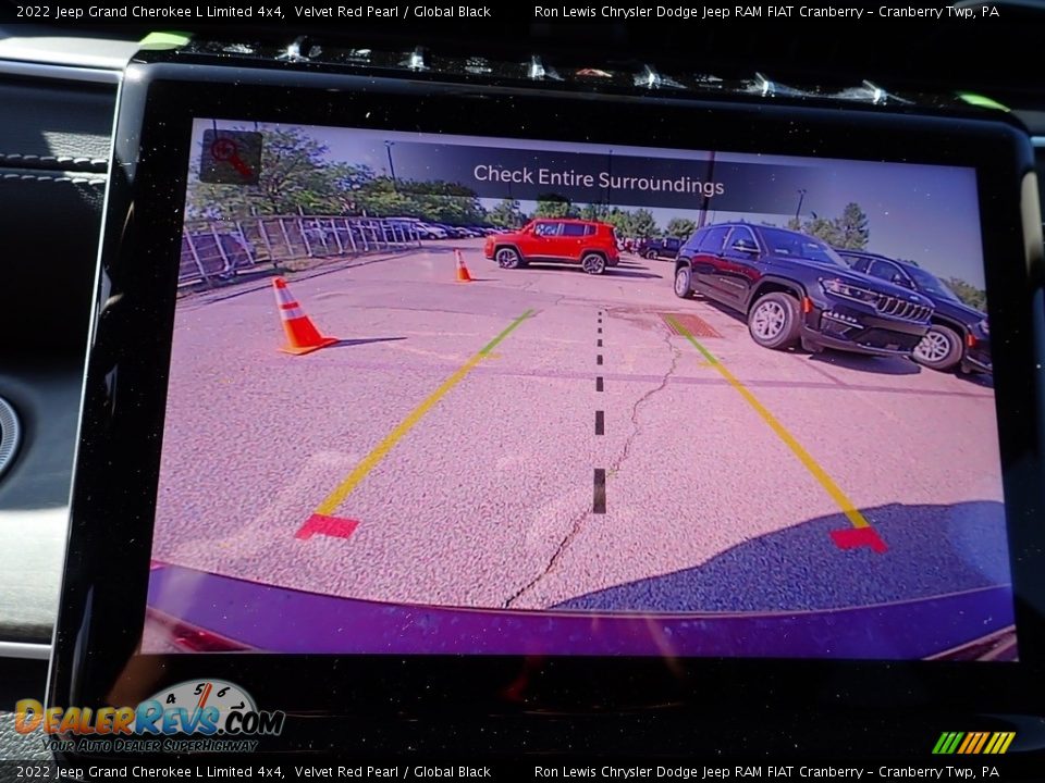 2022 Jeep Grand Cherokee L Limited 4x4 Velvet Red Pearl / Global Black Photo #18