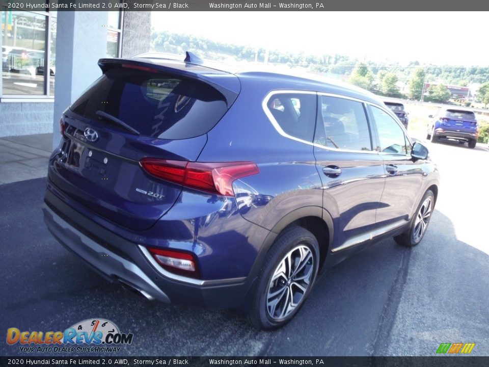 2020 Hyundai Santa Fe Limited 2.0 AWD Stormy Sea / Black Photo #10