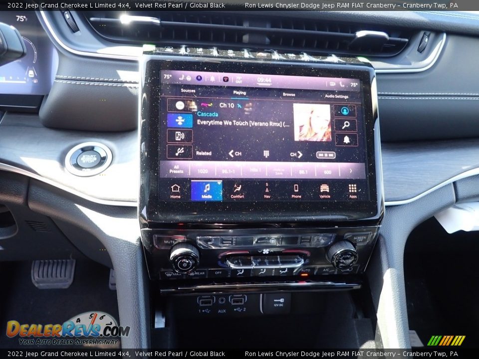 2022 Jeep Grand Cherokee L Limited 4x4 Velvet Red Pearl / Global Black Photo #19