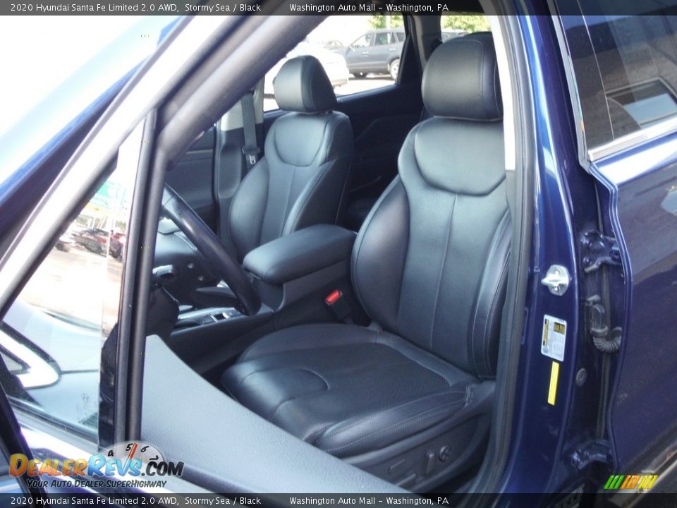 2020 Hyundai Santa Fe Limited 2.0 AWD Stormy Sea / Black Photo #14