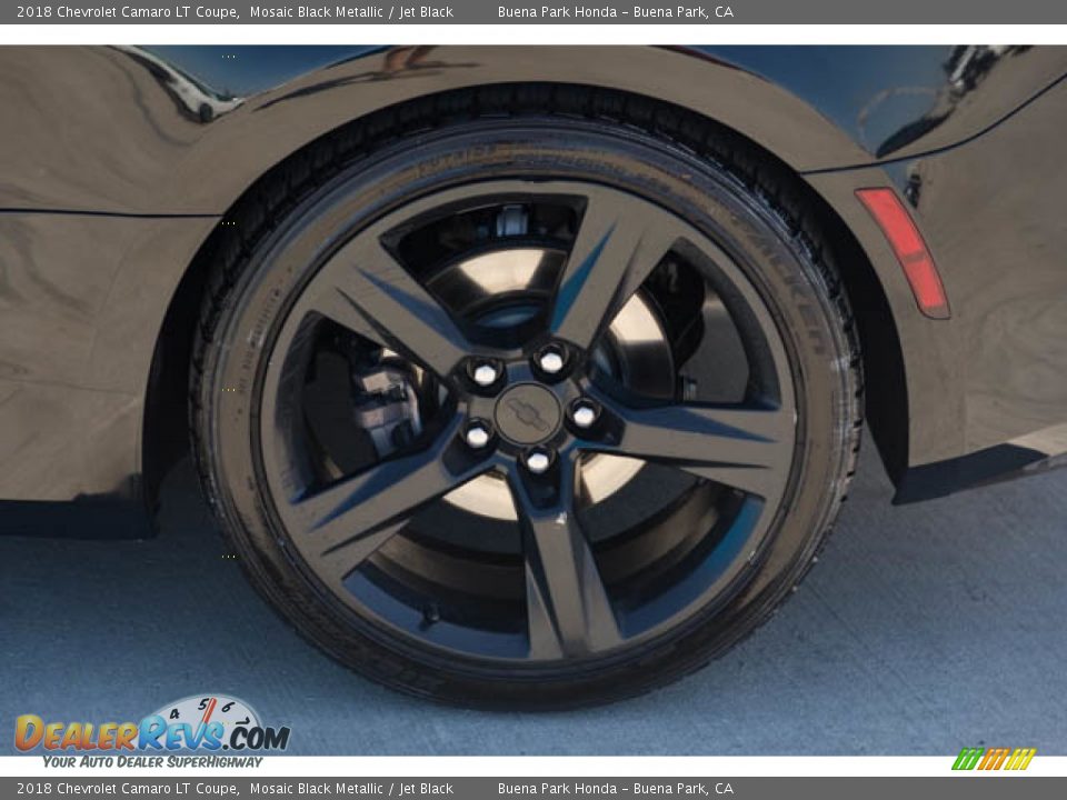 2018 Chevrolet Camaro LT Coupe Mosaic Black Metallic / Jet Black Photo #30