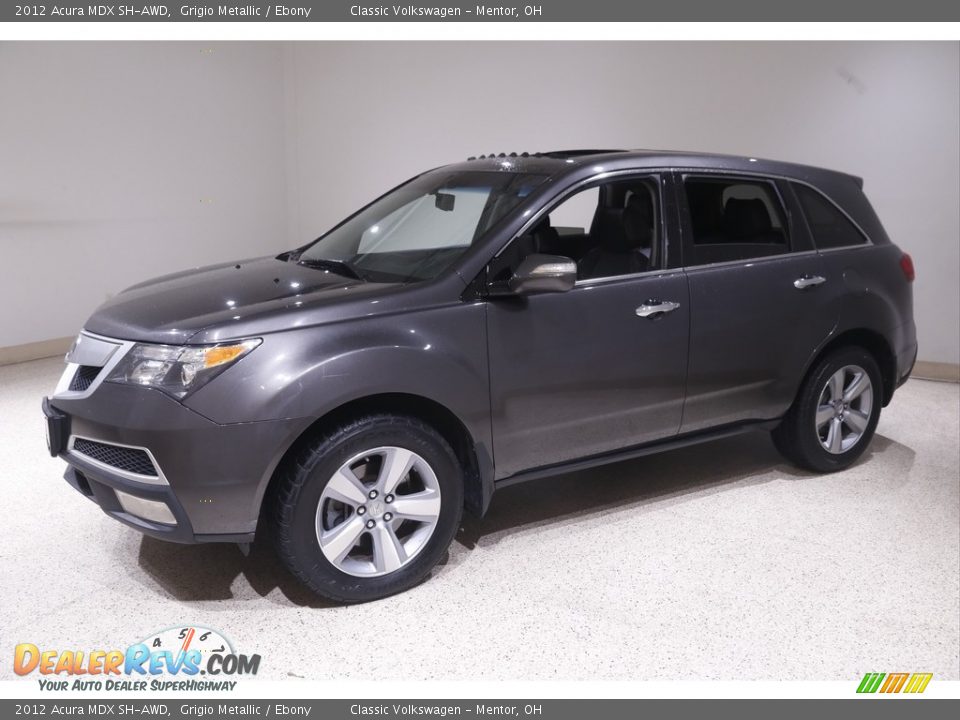 2012 Acura MDX SH-AWD Grigio Metallic / Ebony Photo #3
