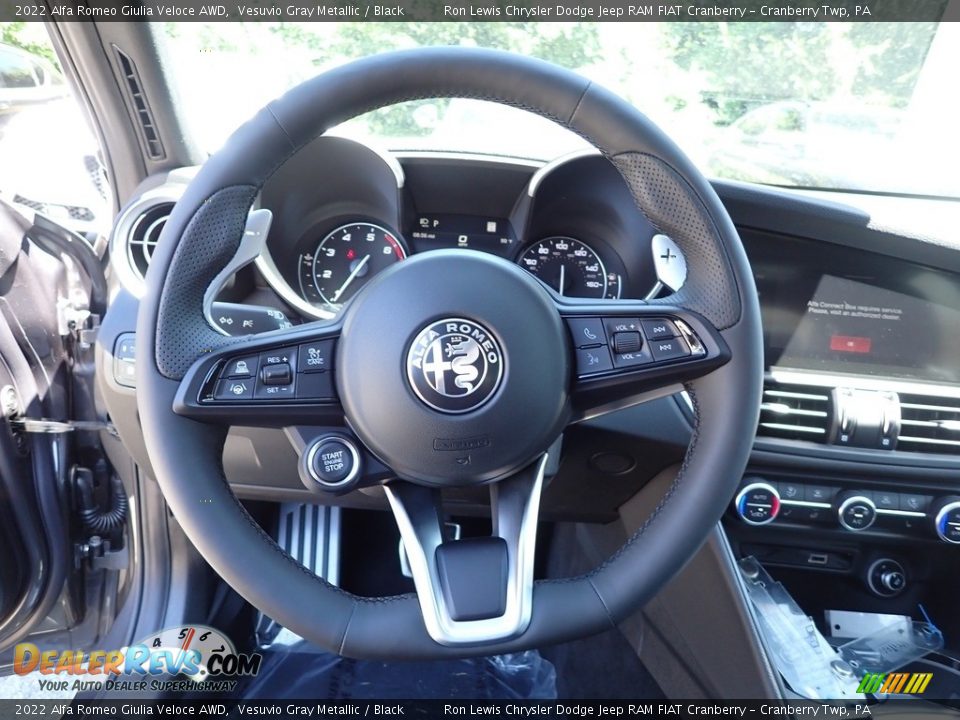 2022 Alfa Romeo Giulia Veloce AWD Steering Wheel Photo #19