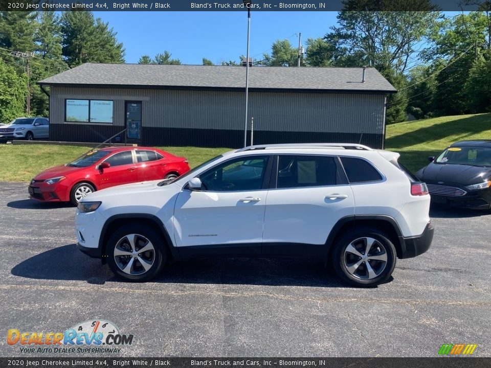 2020 Jeep Cherokee Limited 4x4 Bright White / Black Photo #1