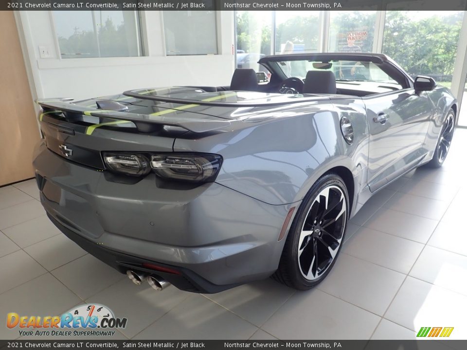 2021 Chevrolet Camaro LT Convertible Satin Steel Metallic / Jet Black Photo #4