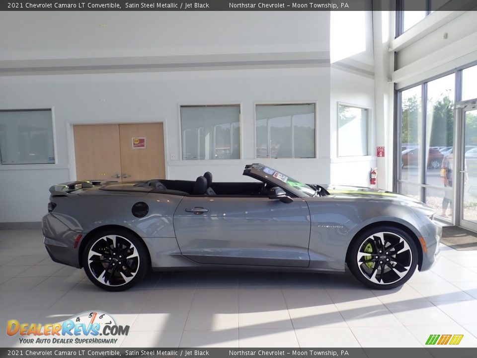 Satin Steel Metallic 2021 Chevrolet Camaro LT Convertible Photo #5