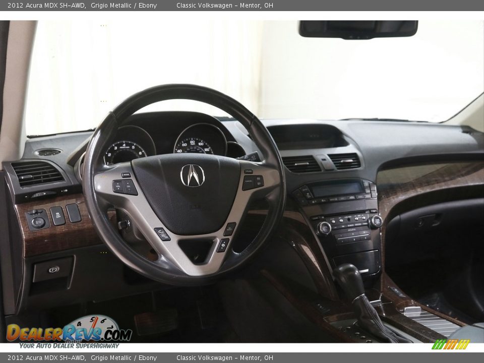 2012 Acura MDX SH-AWD Grigio Metallic / Ebony Photo #6