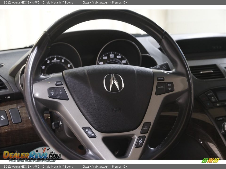 2012 Acura MDX SH-AWD Grigio Metallic / Ebony Photo #7