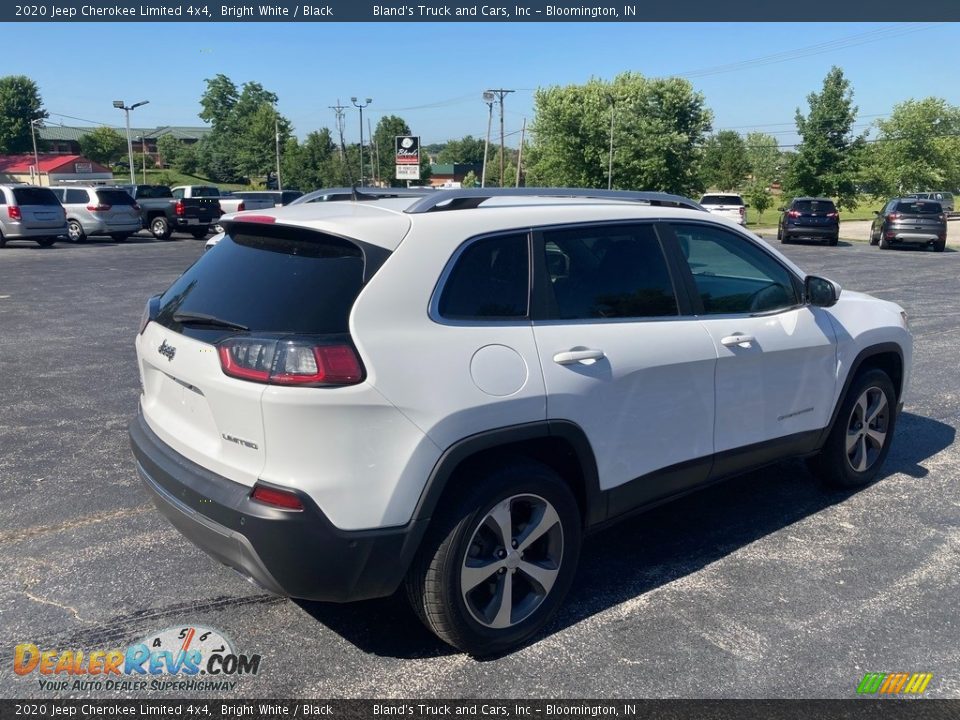 2020 Jeep Cherokee Limited 4x4 Bright White / Black Photo #4