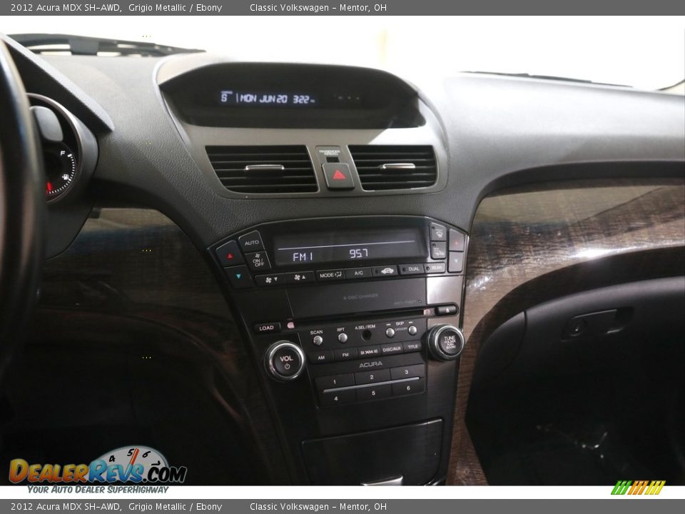 2012 Acura MDX SH-AWD Grigio Metallic / Ebony Photo #9