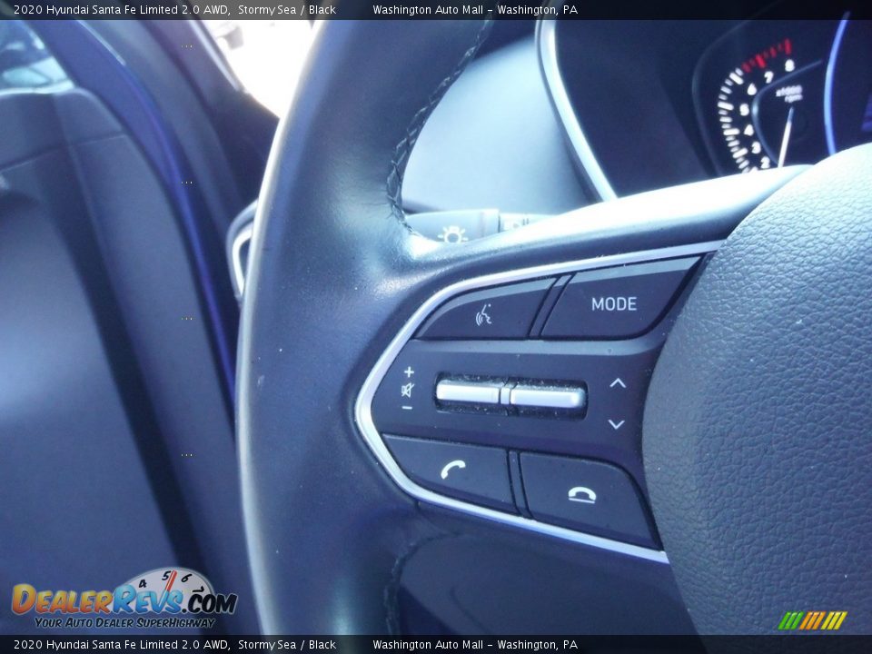 2020 Hyundai Santa Fe Limited 2.0 AWD Stormy Sea / Black Photo #25