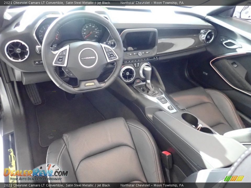 Jet Black Interior - 2021 Chevrolet Camaro LT Convertible Photo #14