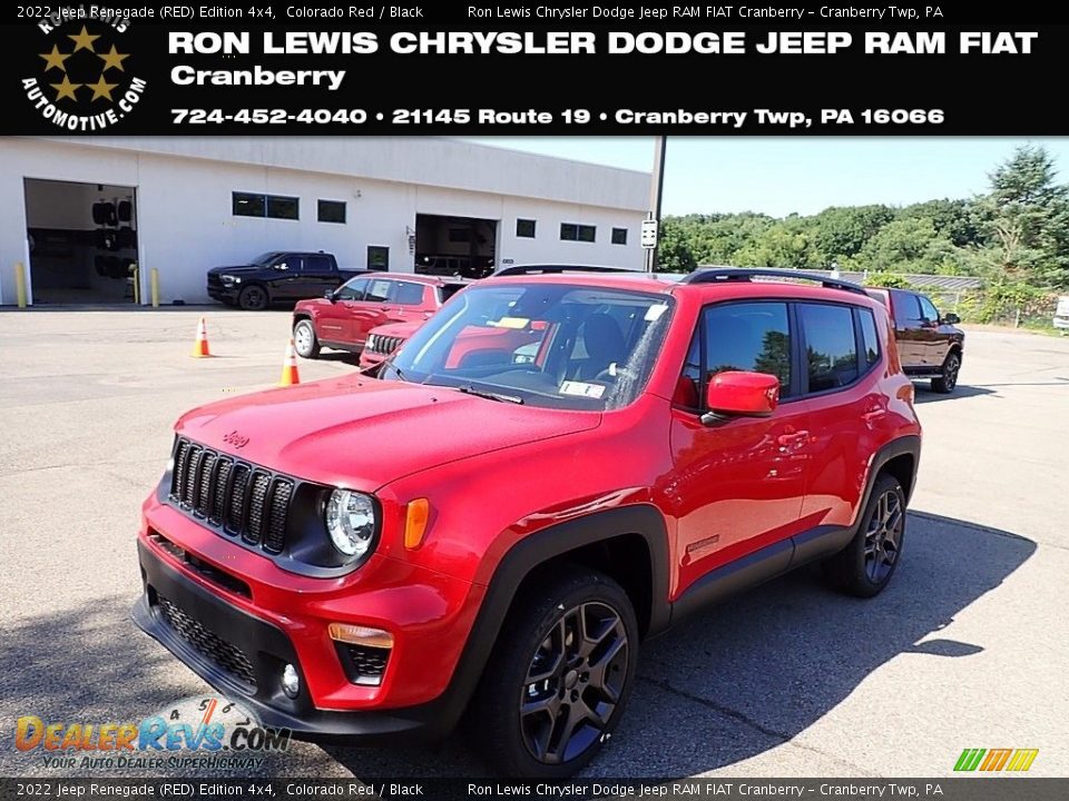 2022 Jeep Renegade (RED) Edition 4x4 Colorado Red / Black Photo #1