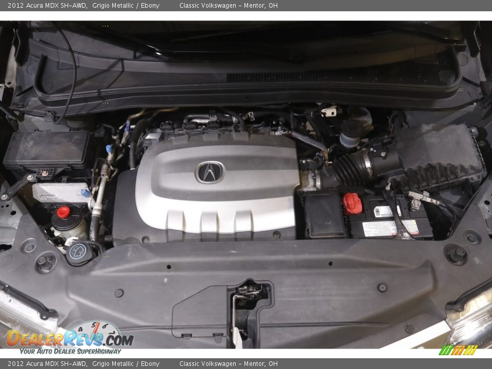 2012 Acura MDX SH-AWD Grigio Metallic / Ebony Photo #19