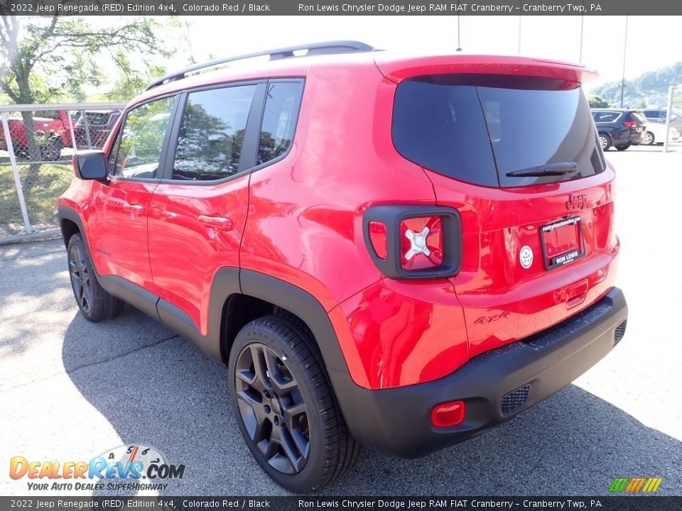 2022 Jeep Renegade (RED) Edition 4x4 Colorado Red / Black Photo #3