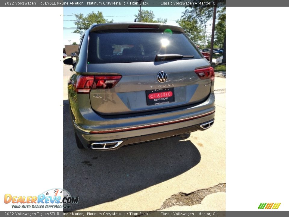 2022 Volkswagen Tiguan SEL R-Line 4Motion Platinum Gray Metallic / Titan Black Photo #3