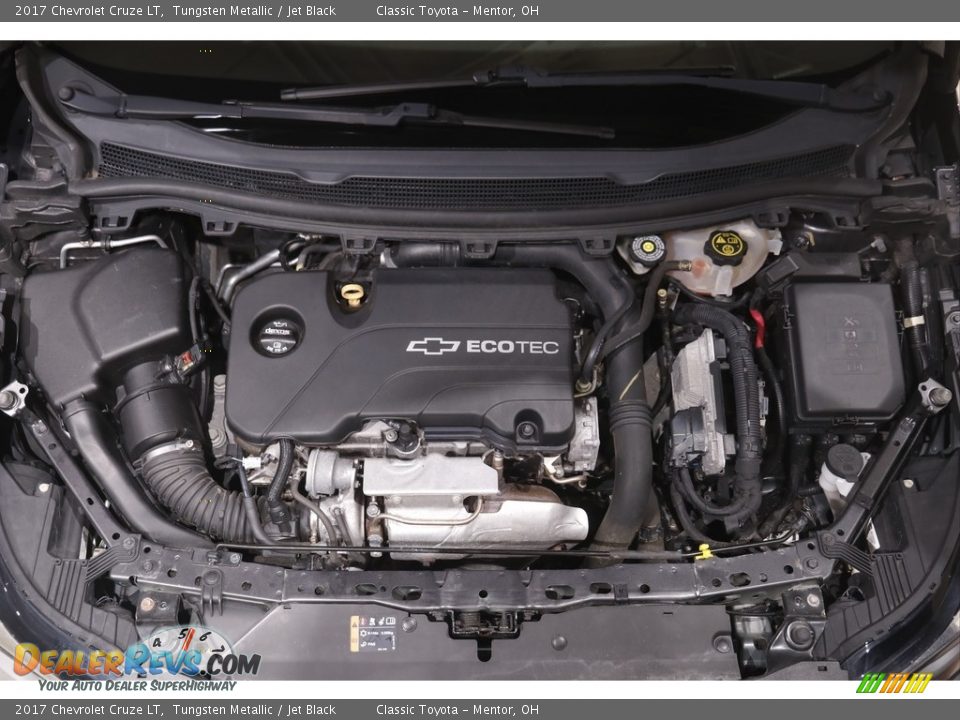 2017 Chevrolet Cruze LT Tungsten Metallic / Jet Black Photo #19