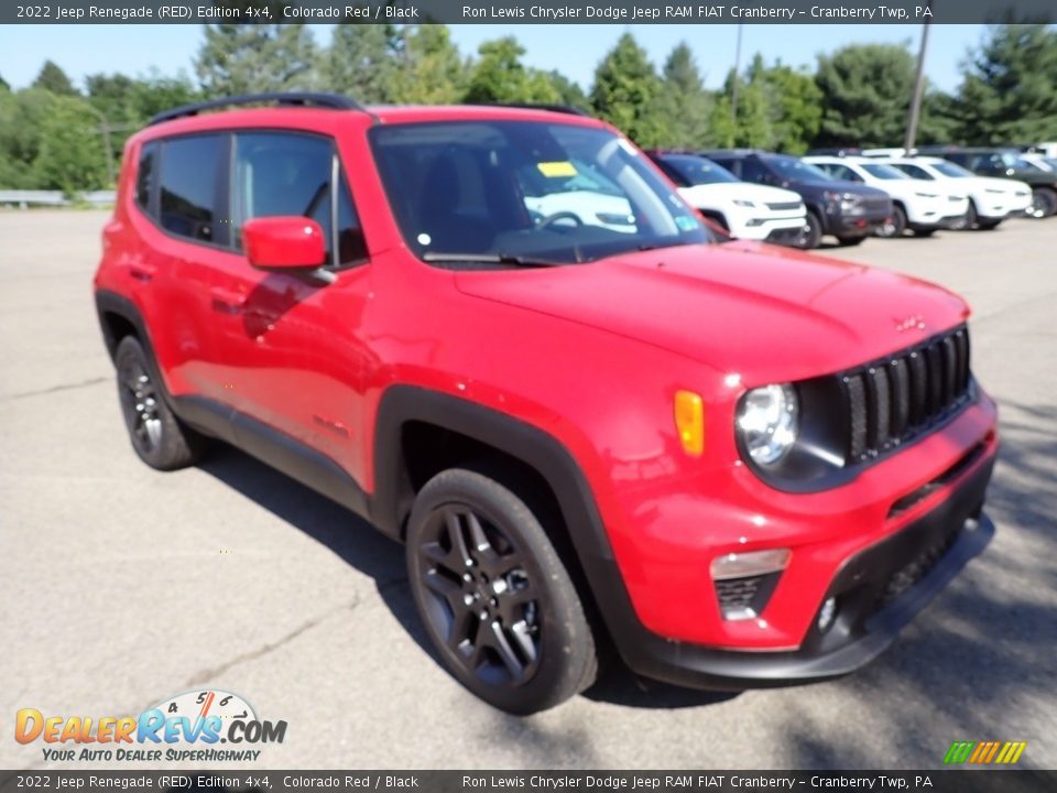 2022 Jeep Renegade (RED) Edition 4x4 Colorado Red / Black Photo #7