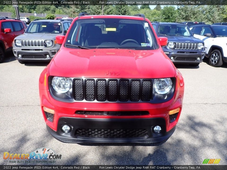 2022 Jeep Renegade (RED) Edition 4x4 Colorado Red / Black Photo #8